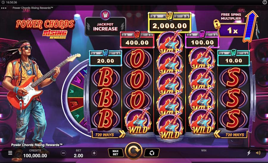 power chords rising rewards