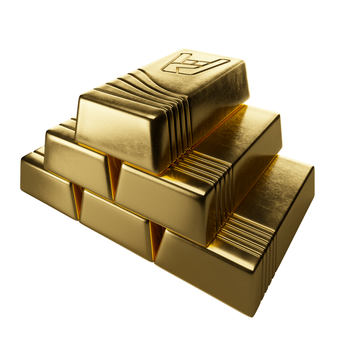 Hard rock gold bars