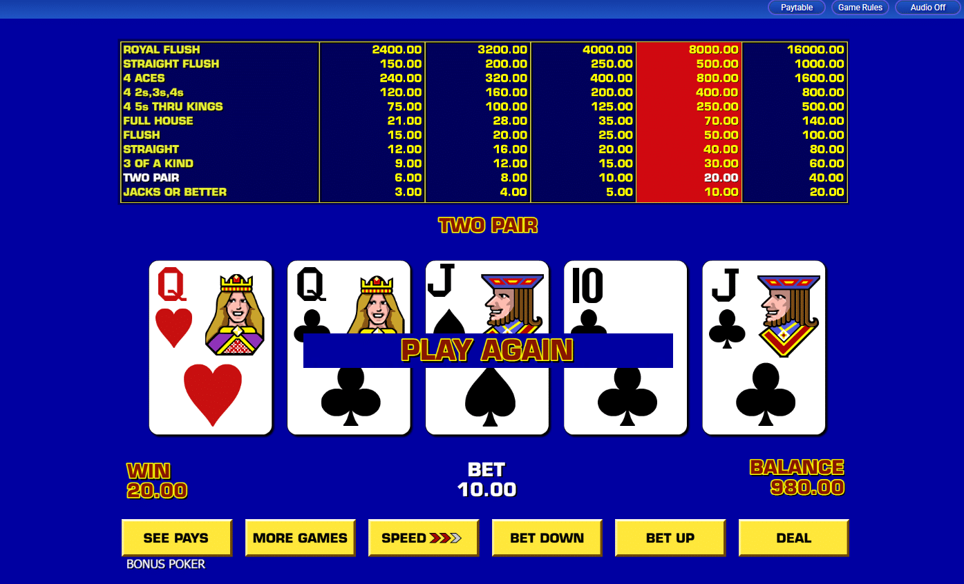Bonus Poker