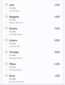 B Hen NBA Parlay February 3