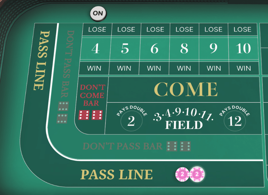 Pass Line Bet
