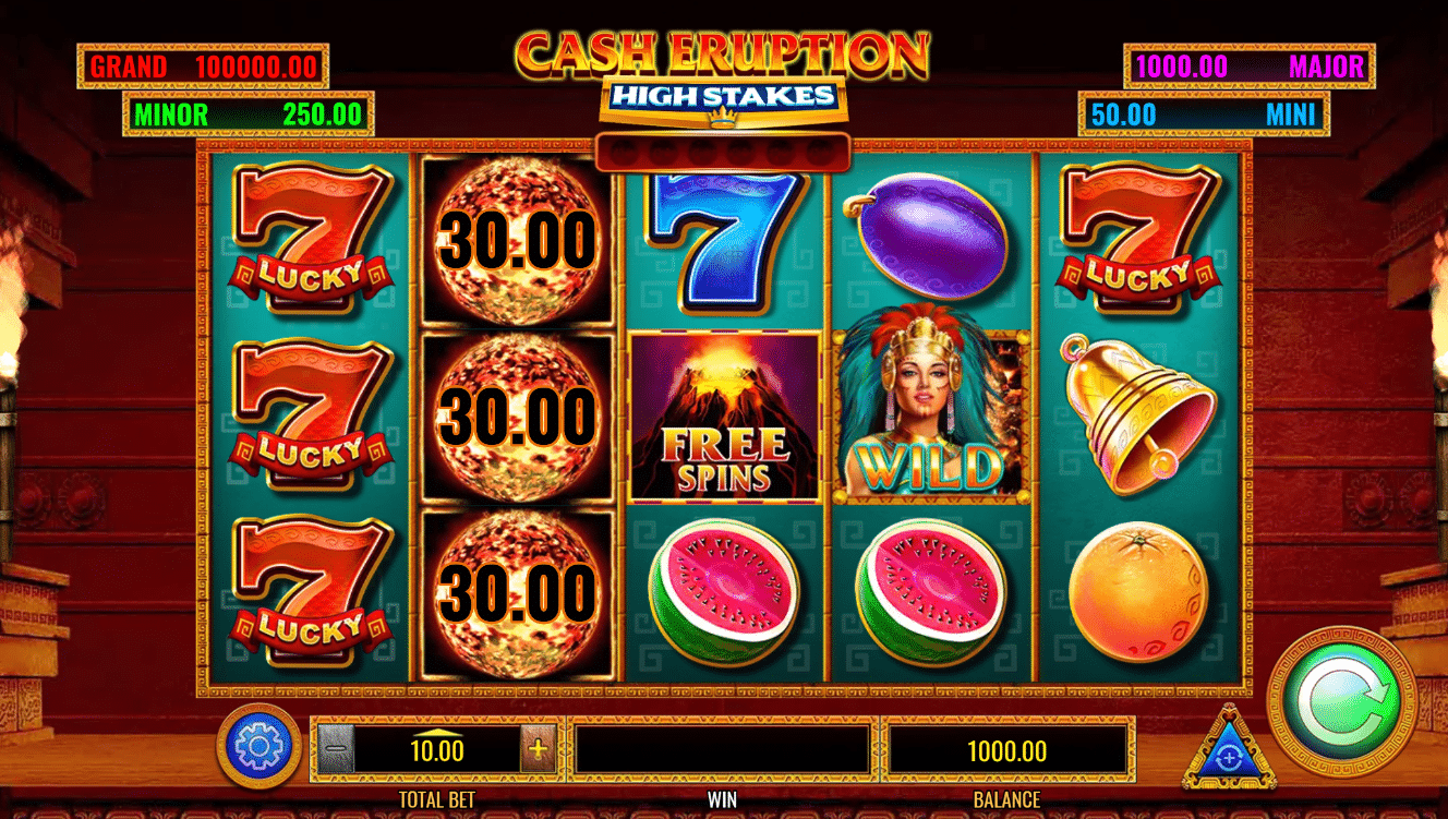 Cash Eruption High Stakes