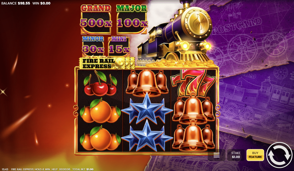 Fire Rail Express Hold and Win