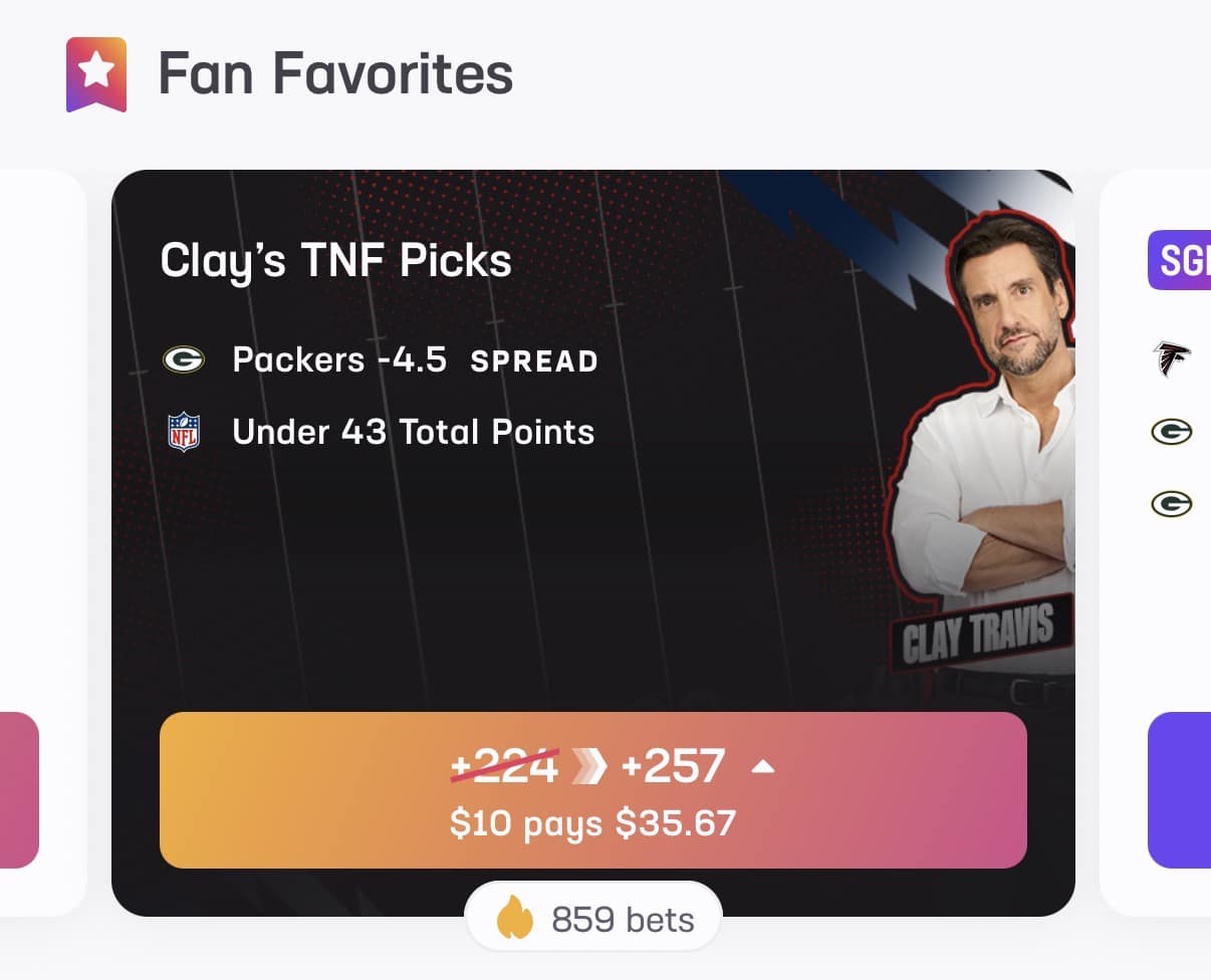 Clay Travis in the app